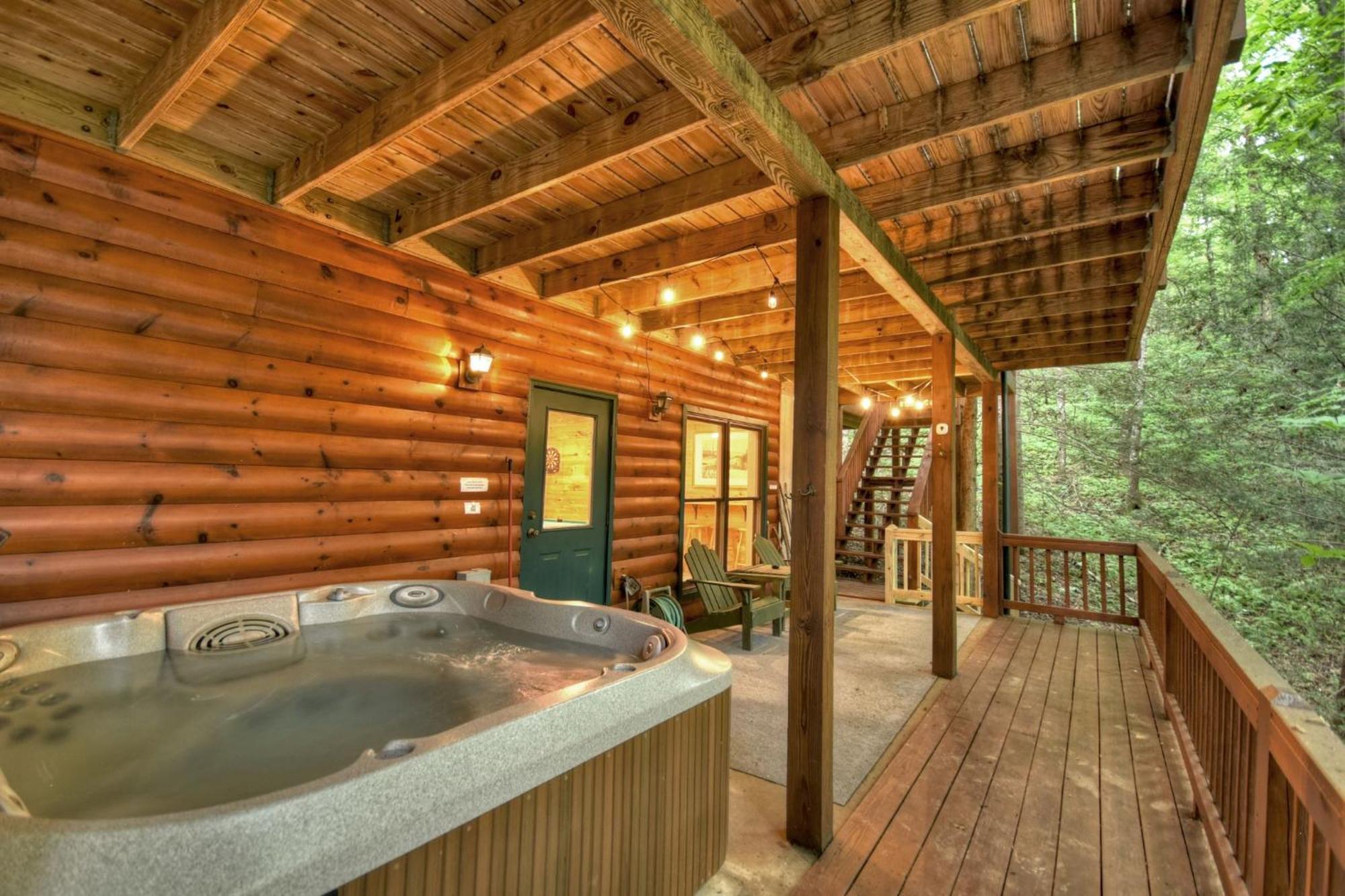 K6 Lodge Gather Around The Firepit Soak In The Hot Tub And Splash In The Creek Blue Ridge Extérieur photo