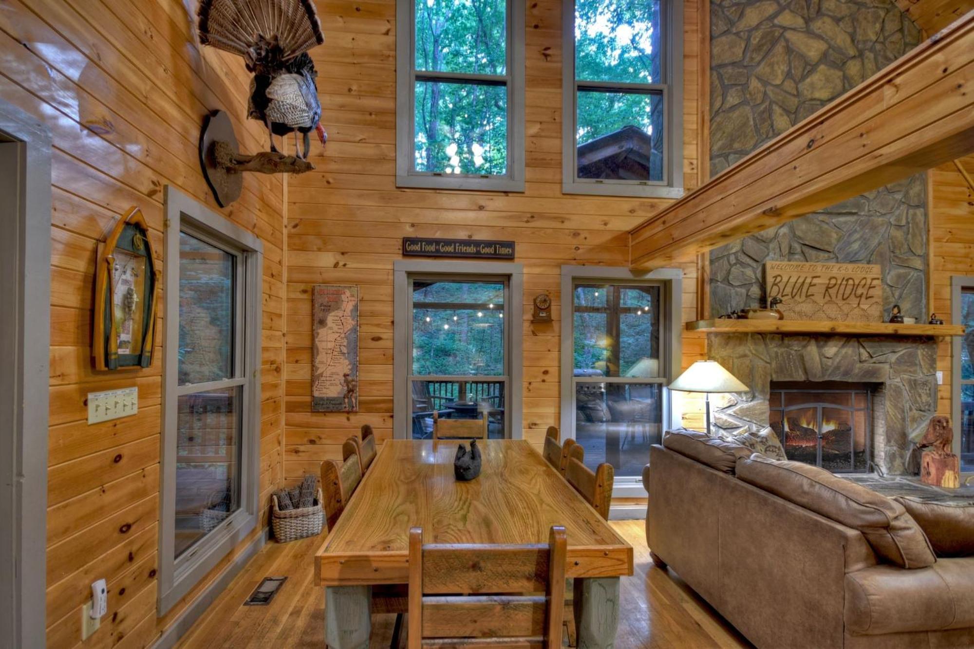 K6 Lodge Gather Around The Firepit Soak In The Hot Tub And Splash In The Creek Blue Ridge Extérieur photo